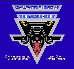 Flight of the Intruder Title Screen